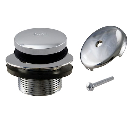 Westbrass Tip Toe Tub Trim Set W/ One-Hole Overflow Faceplate in Polished Chrome D93-26